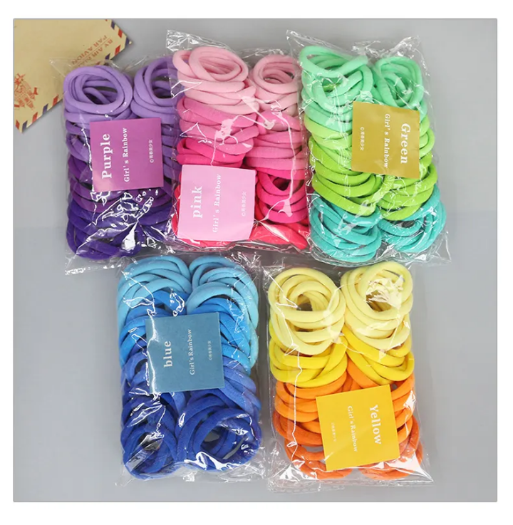 Daily use rubber bands for kids [pack of 50 pcs)