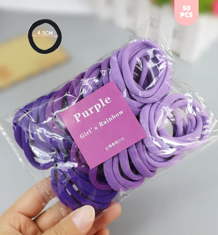 Daily use rubber bands for kids [pack of 50 pcs)