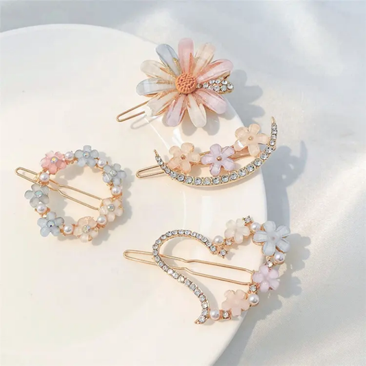 Korean Hair clips (set of 4pcs)